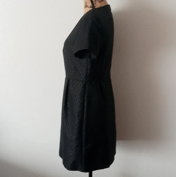 Madewell Metallic Shimmer Brocade Sheath Dress - Picture 6 of 7